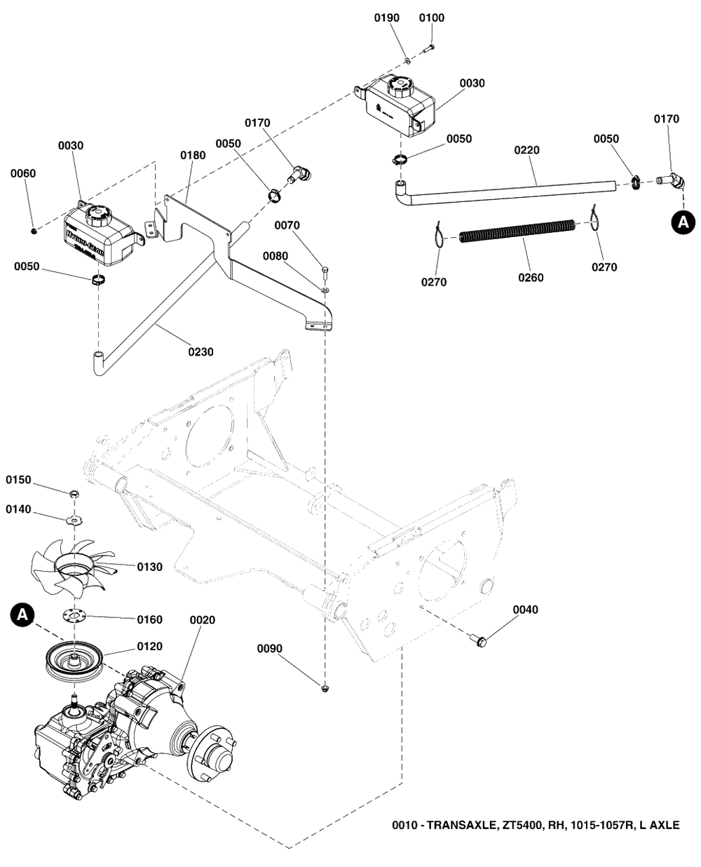 Hydraulic Group S/N: 4001063572 And Above Diagram and Parts List for 5901799  Simplicity Lawn Tractor