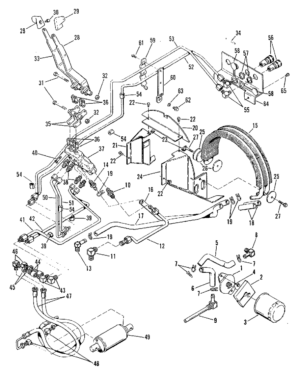 Hydraulic Group (3506i09) Diagram and Parts List for 9020 1690072 Simplicity Lawn Tractor