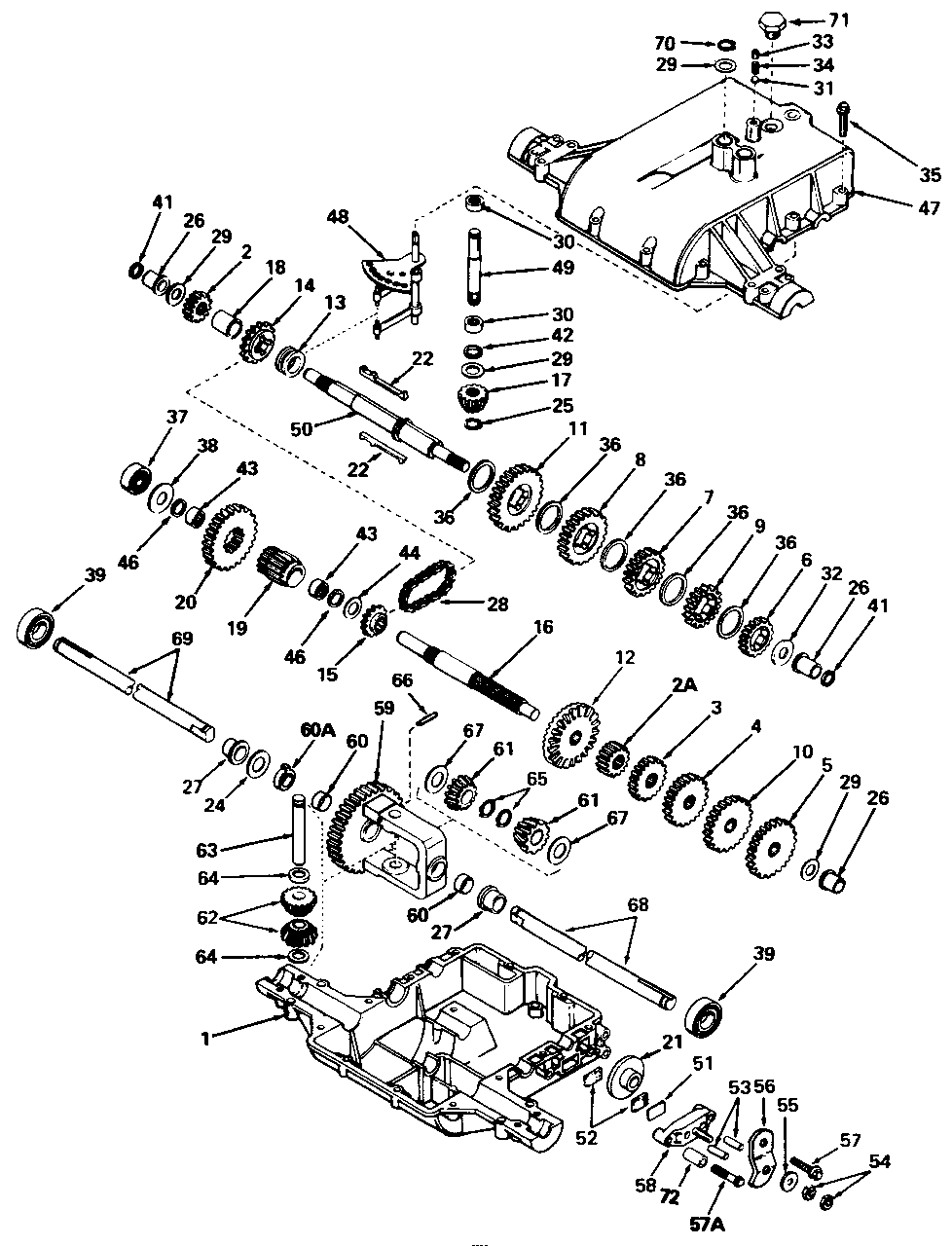 Peerless Model 801-019 Diagram and Parts List for 5116 1690684 Simplicity Lawn Tractor