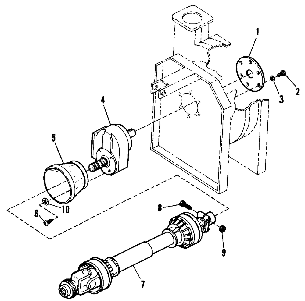 Pto Drive Group Diagram and Parts List for 20 9022200 Simplicity Chipper Shredder