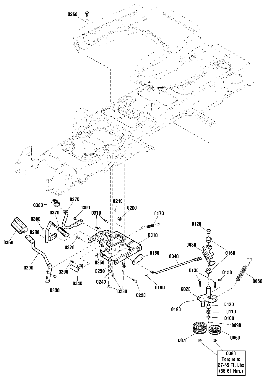 Controls Group Diagram and Parts List for 2691336-05  Simplicity Lawn Tractor