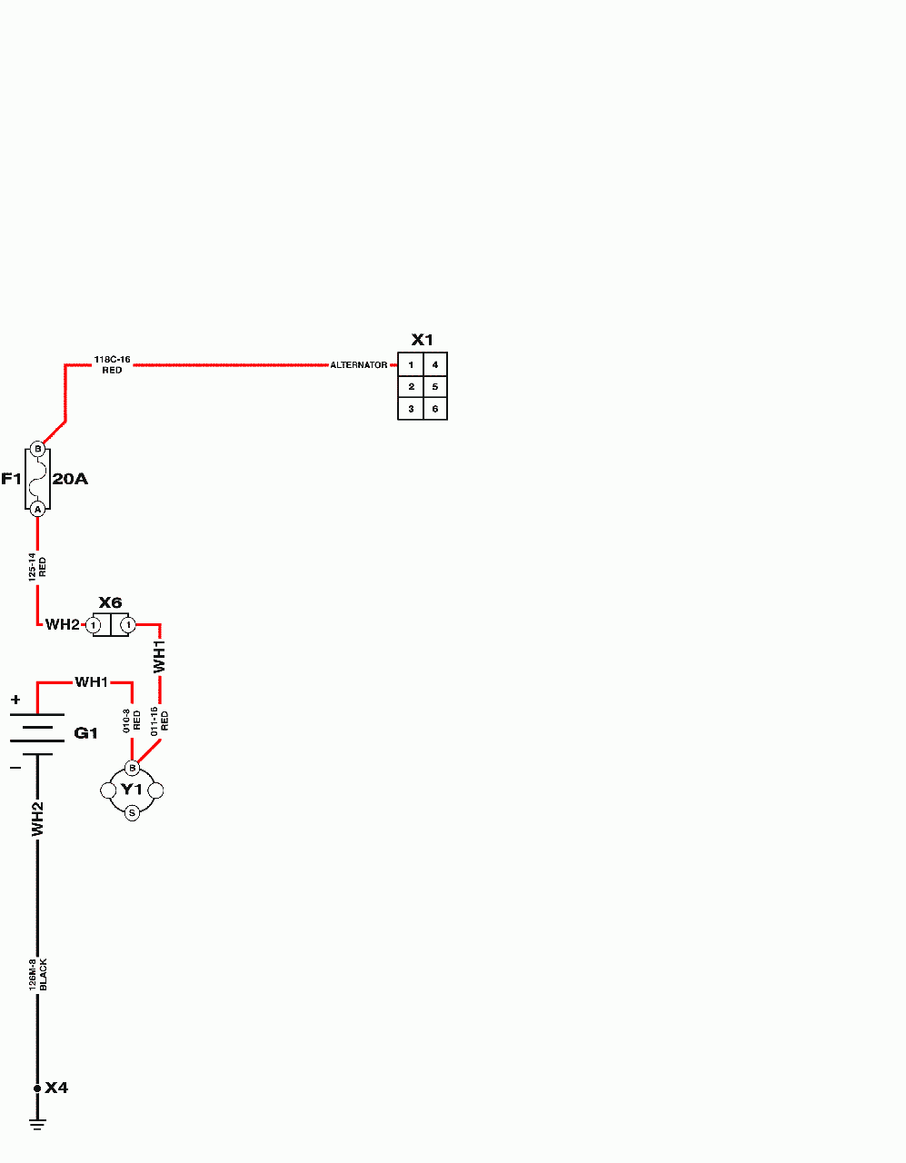 Electrical Schematic - Charging Circuit Diagram and Parts List for 2691668-02  Simplicity Lawn Tractor