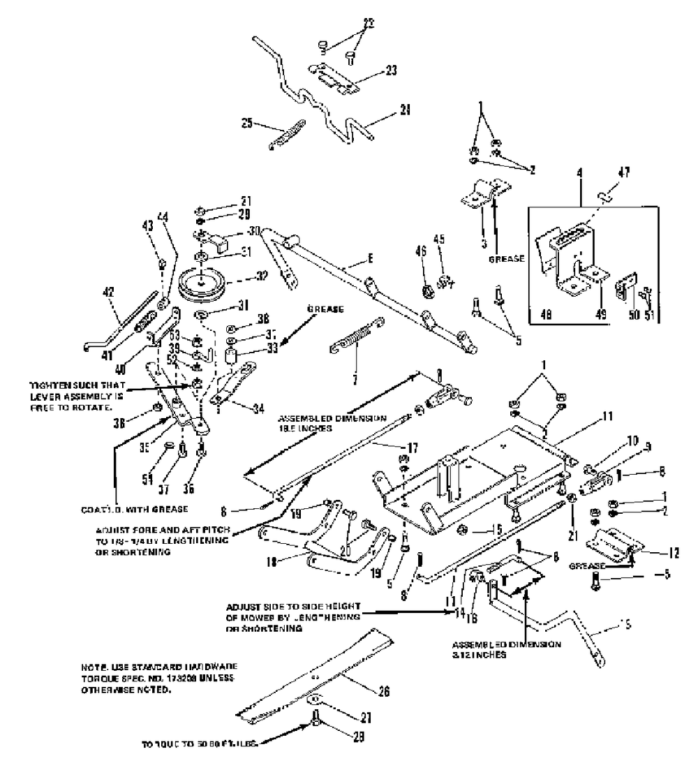 Clutch And Wheel Support Group (0228i02) Diagram and Parts List for 4008 1690173 Simplicity Lawn Tractor