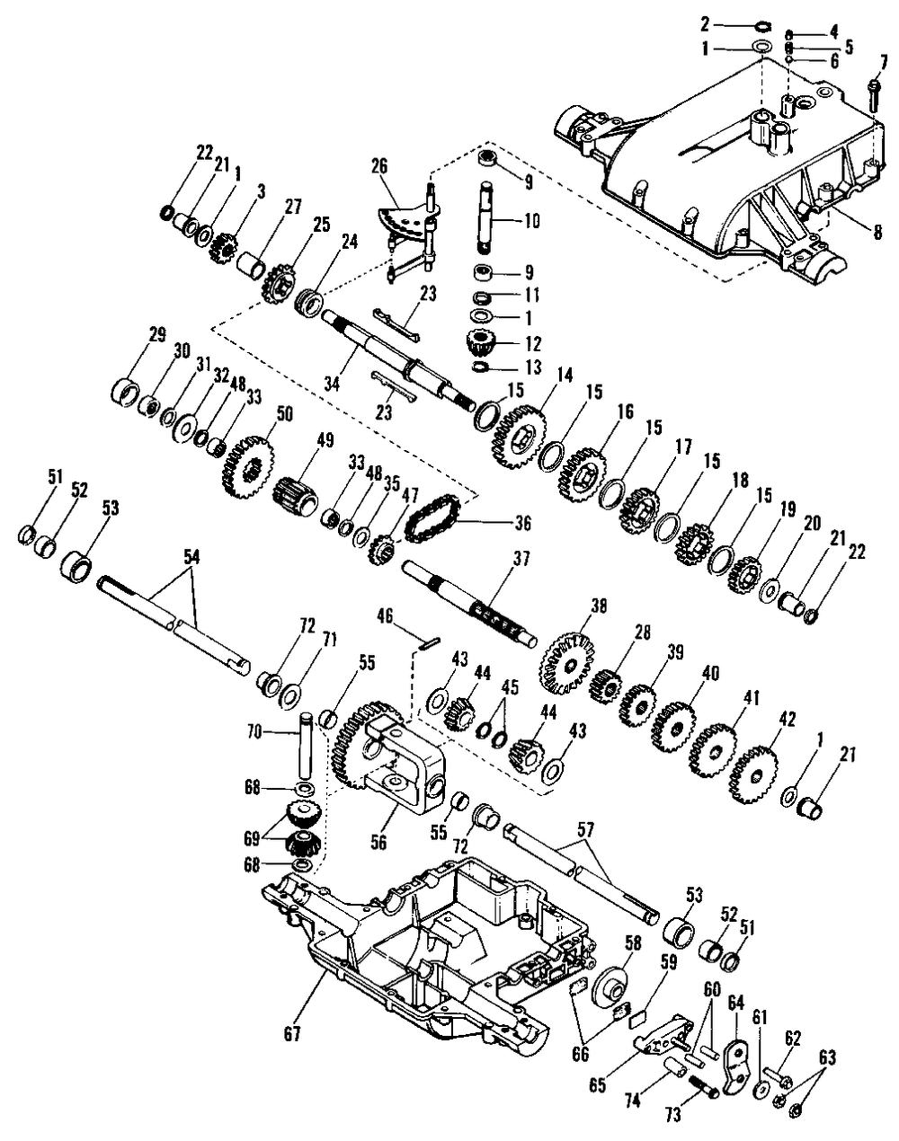 Peerless Transaxle Model 815 Diagram and Parts List for 5116 1690684 Simplicity Lawn Tractor