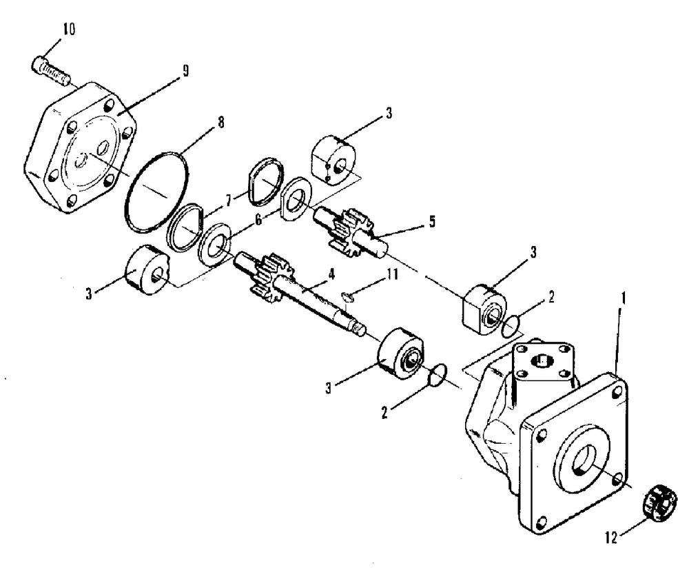 Lift Group - Pump (3486i72) Diagram and Parts List for 9528 2097173 Simplicity Lawn Tractor
