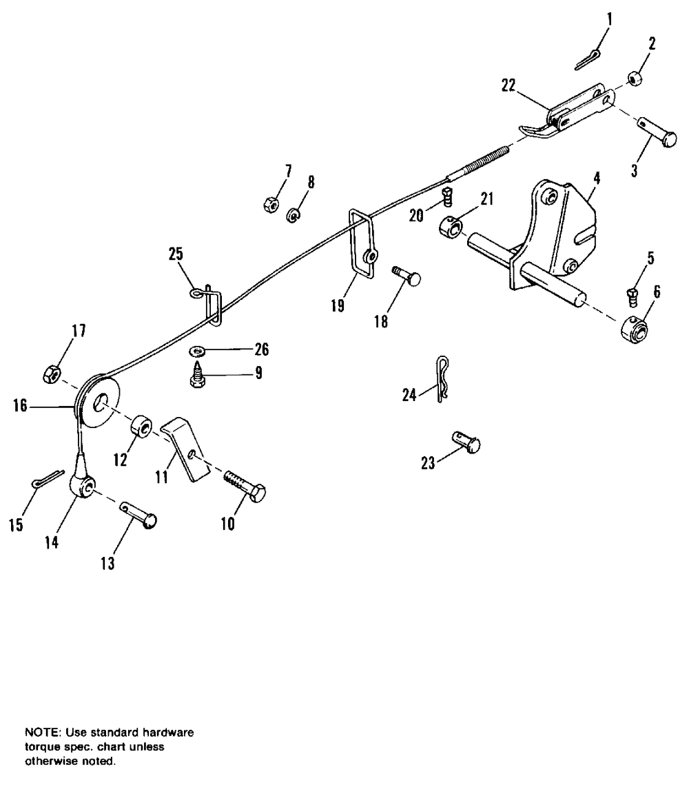 Rear Lift Kit Diagram and Parts List for 1690404  Simplicity Lawn Tractor Accessories