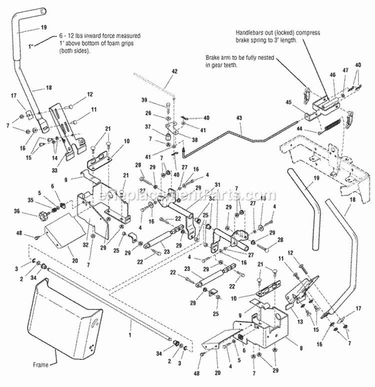 Controls Group (986806) Diagram and Parts List for 2690611  Simplicity Lawn Tractor