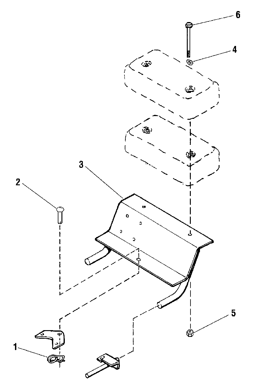 Rear Weight Group - Hitch Diagram and Parts List for 1692636  Simplicity Lawn Tractor Accessories