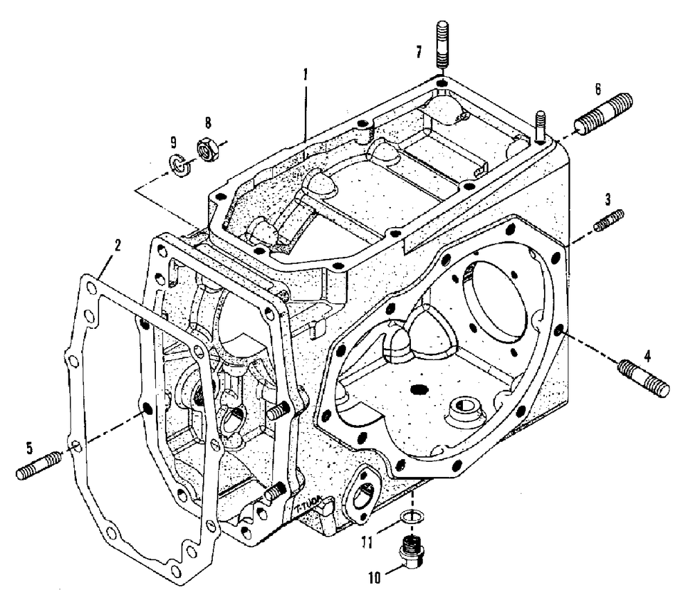 Housing - Differential And Final Drive Group (3486i52) Diagram and Parts List for 9528 2097173 Simplicity Lawn Tractor
