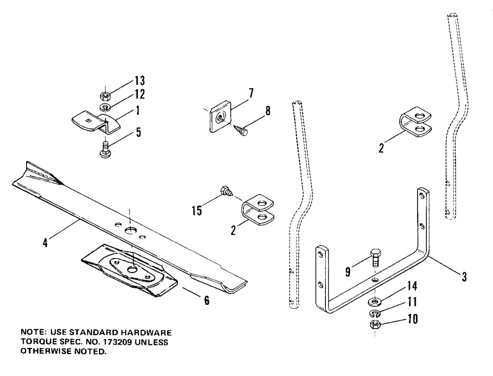 26-Inch Grass Catcher Adapter Kit Diagram and Parts List for 1600333  Simplicity Lawn Tractor Accessories