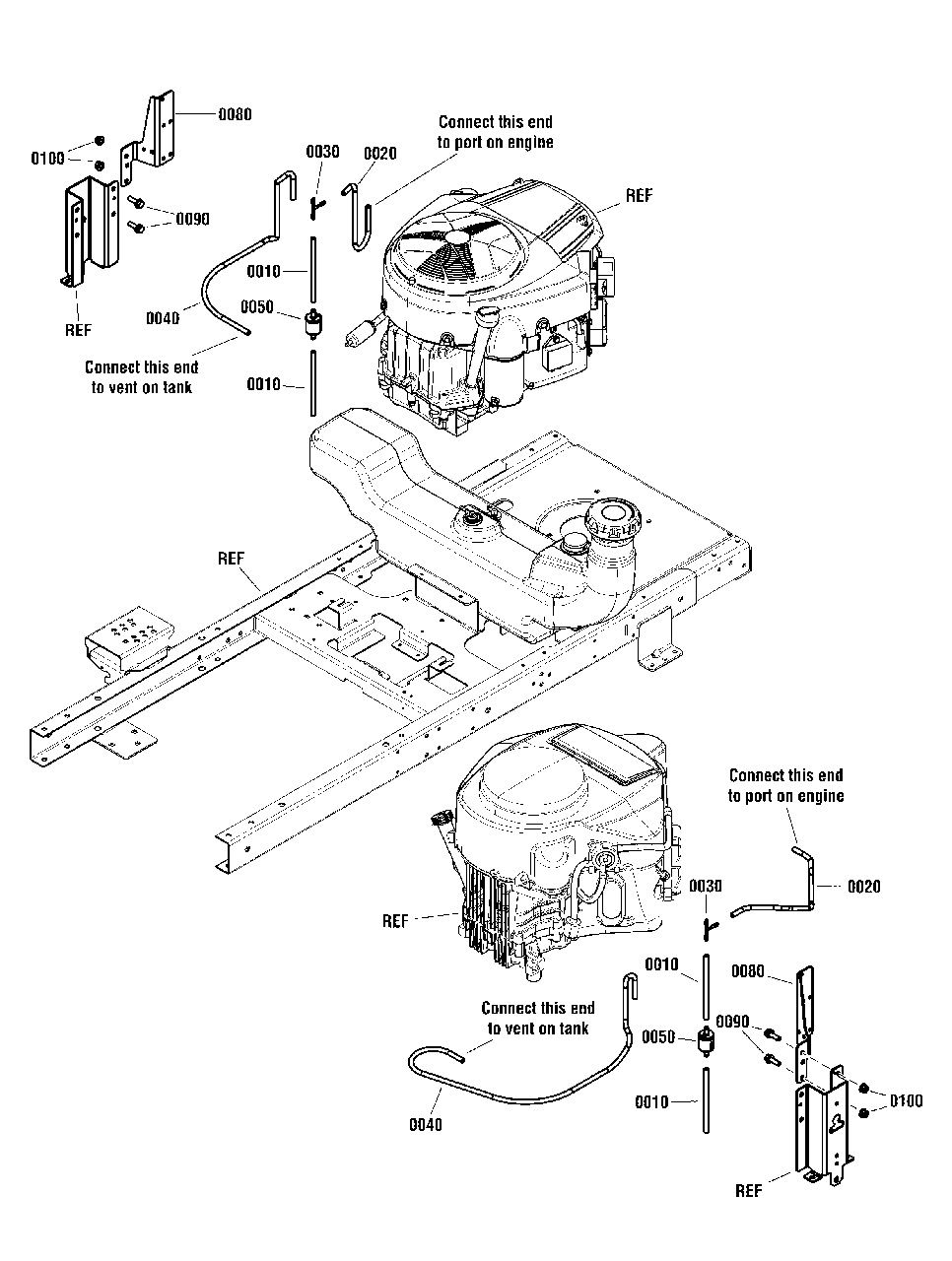 Evap Group Diagram and Parts List for 2691661-01  Simplicity Lawn Tractor