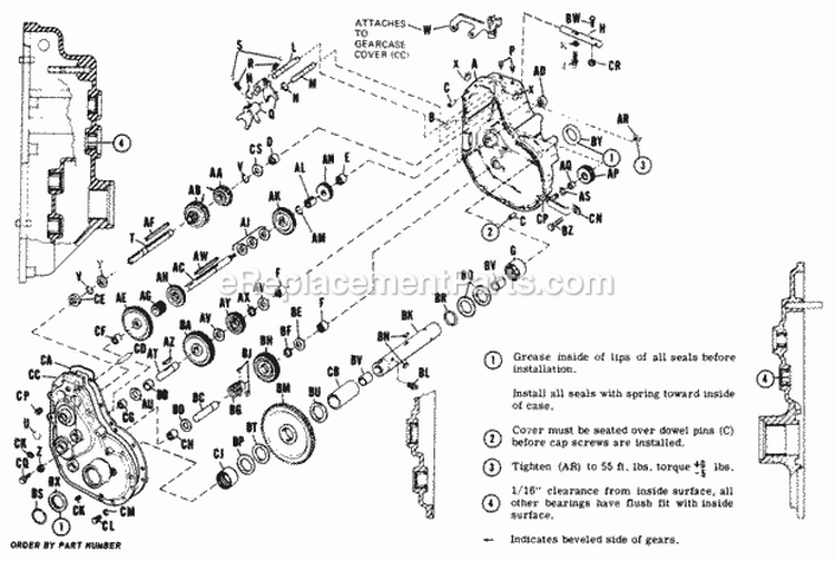 Transmission Group Diagram and Parts List for 2029929  Simplicity Lawn Tractor