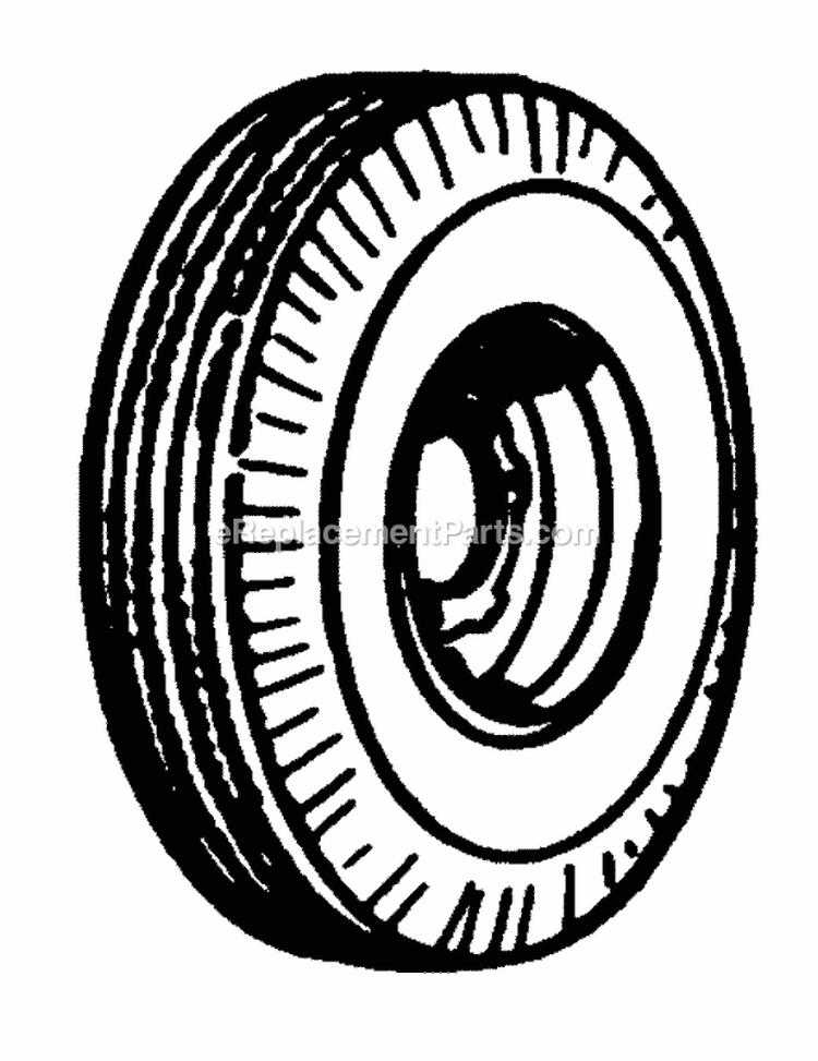 Factory Field High Capacity Wheel And Tire Mfg Nos 990958 990959 Diagram and Parts List for 1600304  Simplicity Lawn Tractor