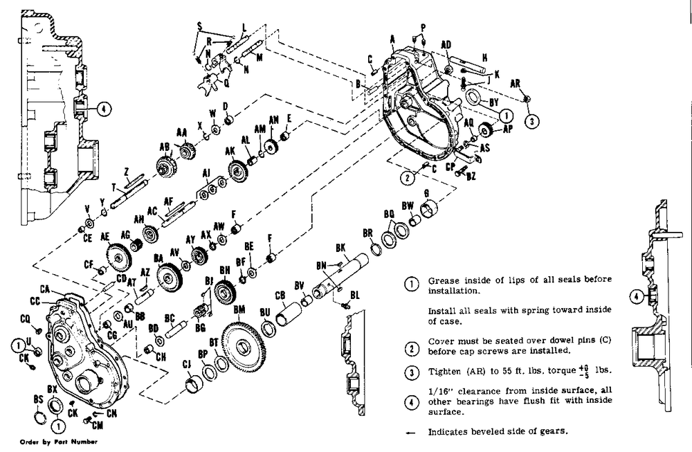 Transmission Group Diagram and Parts List for 700 990169 Simplicity Lawn Tractor