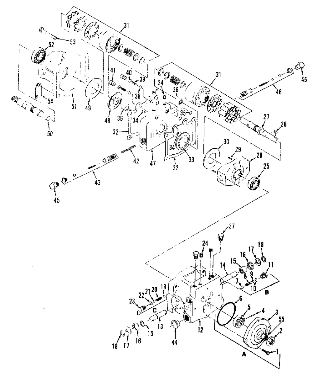 Transmission Group - Hydrostatic (3506i15) Diagram and Parts List for 9020 1690072 Simplicity Lawn Tractor