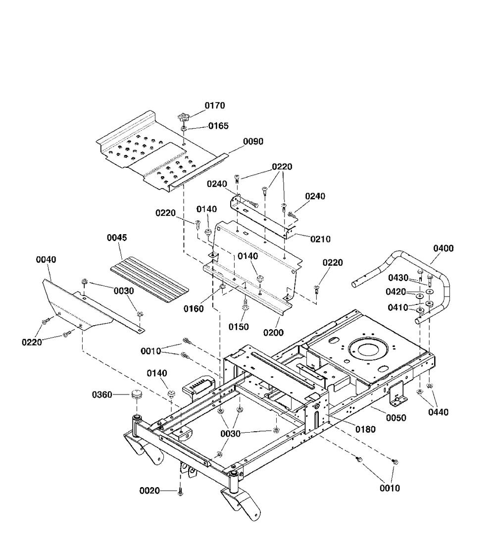 Frame Group (2992585) Diagram and Parts List for 2691501-01  Simplicity Lawn Tractor