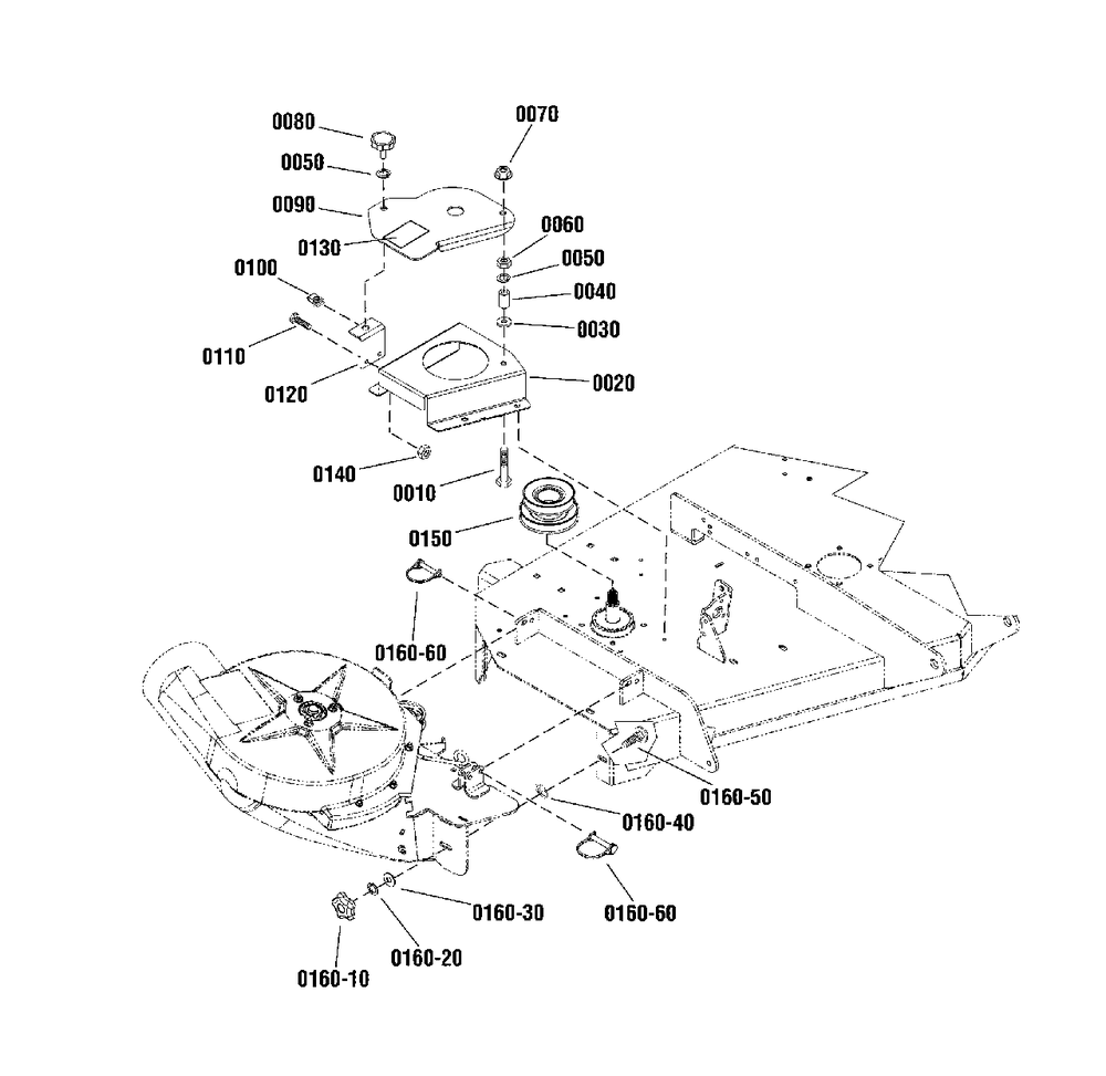 Turbo Mounting Group Diagram and Parts List for 1696429-01  Simplicity Lawn Tractor Accessories