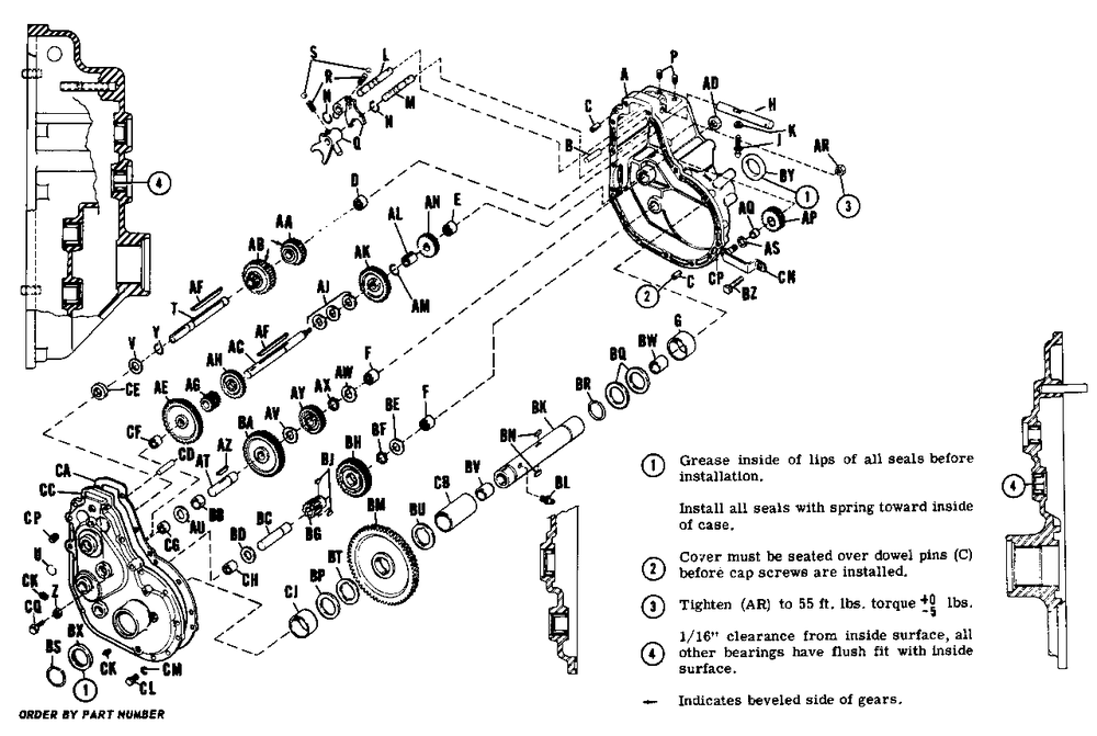 Transmission Group Diagram and Parts List for 3012 990434 Simplicity Lawn Tractor