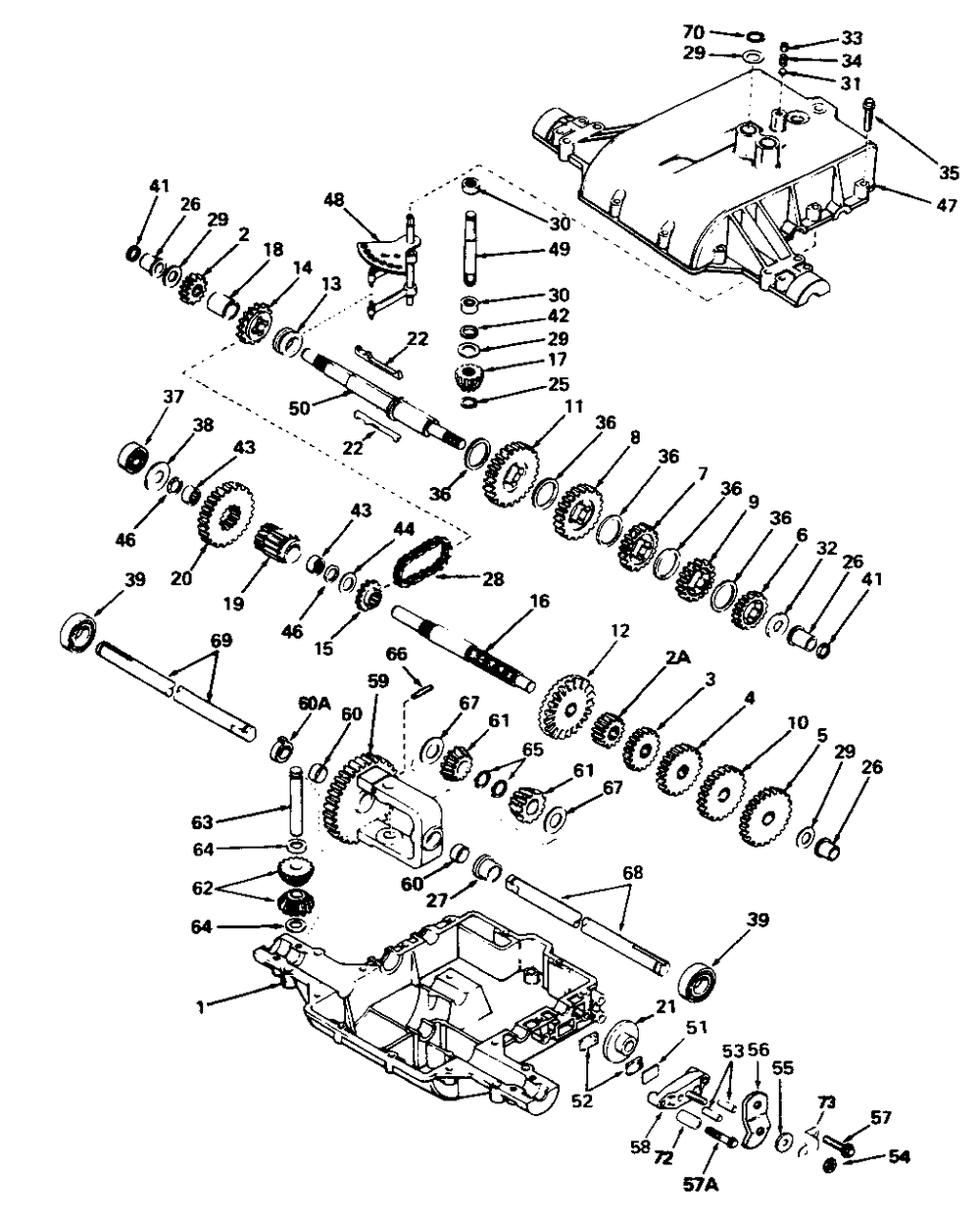 Peerless Model 801-019a Diagram and Parts List for 4211 1690910 Simplicity Lawn Tractor