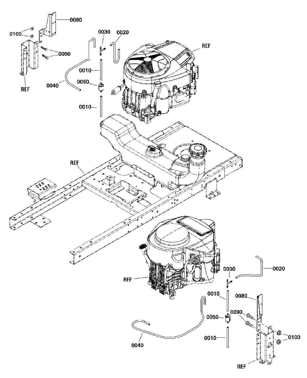 Evap Group (80078364) Diagram and Parts List for 2691502-01  Simplicity Lawn Tractor