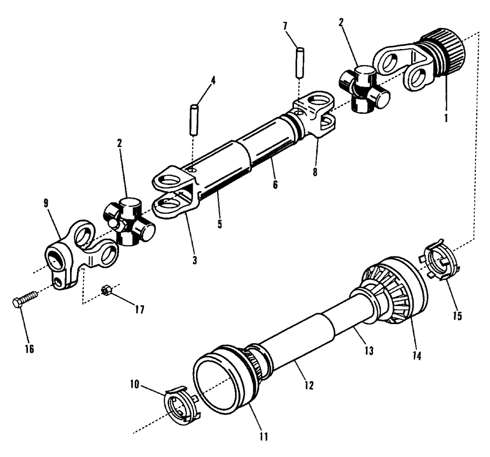 Pto Driveline-Service Parts - Commercial Models 20 Pto And 24 Pto Diagram and Parts List for 20 9022200 Simplicity Chipper Shredder