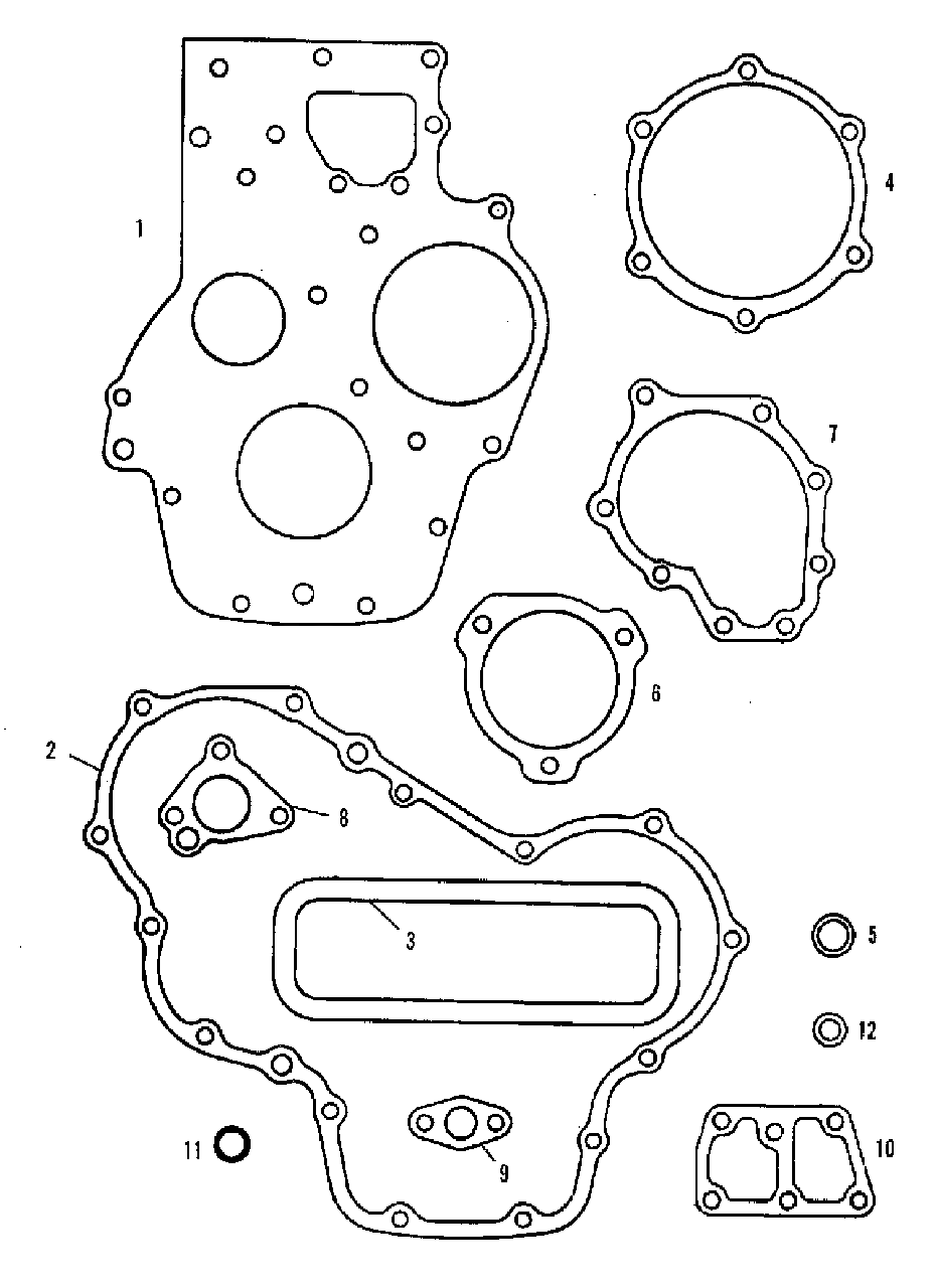 Gasket Sets - Intermediate Group (3486i02) Diagram and Parts List for 9528 2097173 Simplicity Lawn Tractor