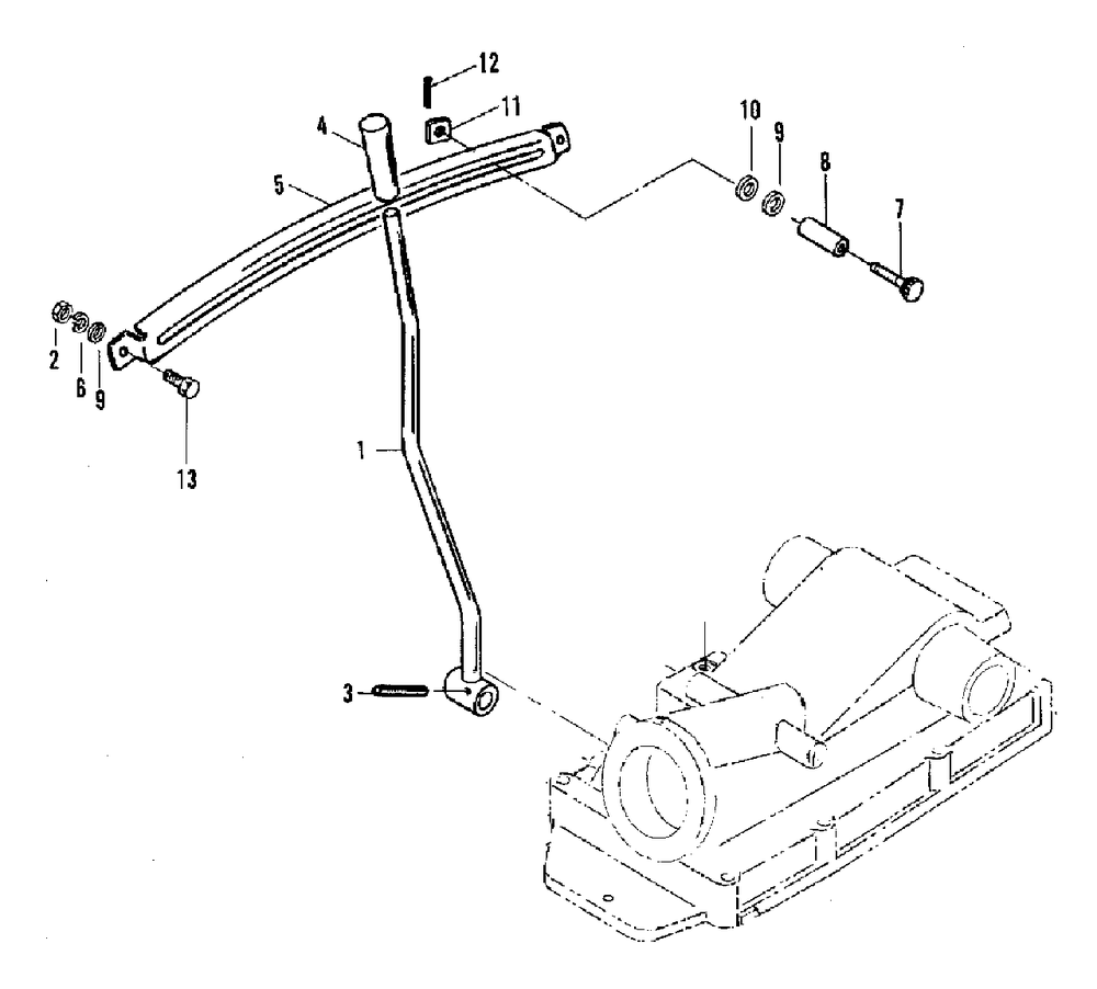 Control - Hydrualic Lift Group (3486i76) Diagram and Parts List for 9528 2097173 Simplicity Lawn Tractor