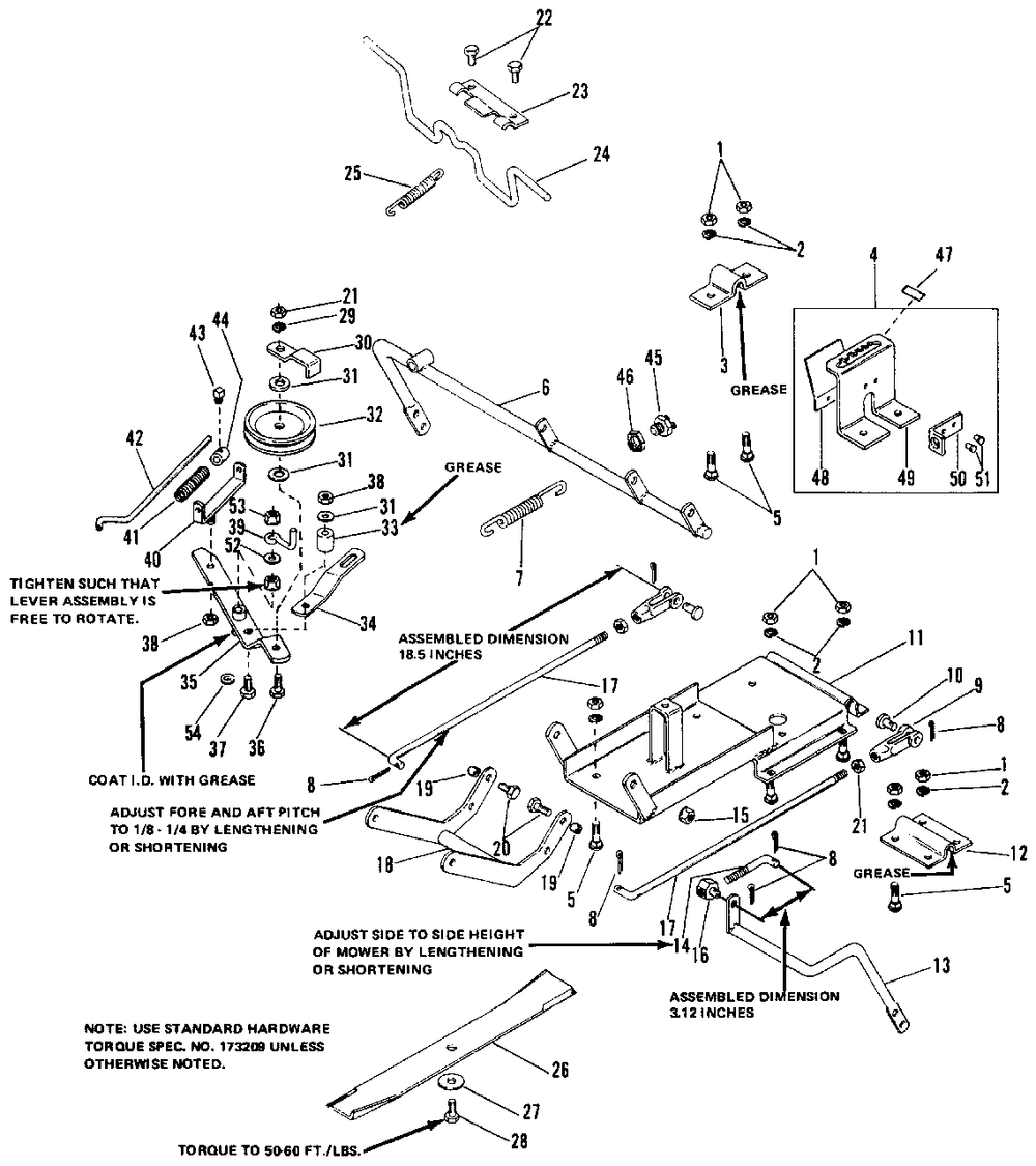 Clutch And Wheel Support Sub-Group (4008-4108-4208) Diagram and Parts List for 4208 1690176 Simplicity Lawn Tractor