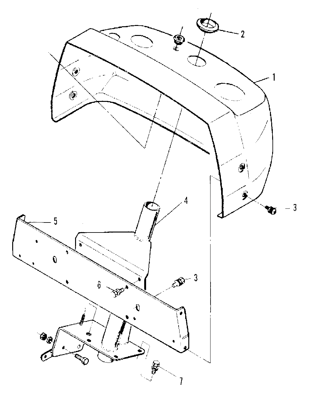 Sheet Metal And Frame - Instrument Panel And Steering Support Group (3486i35) Diagram and Parts List for 9528 2097173 Simplicity Lawn Tractor