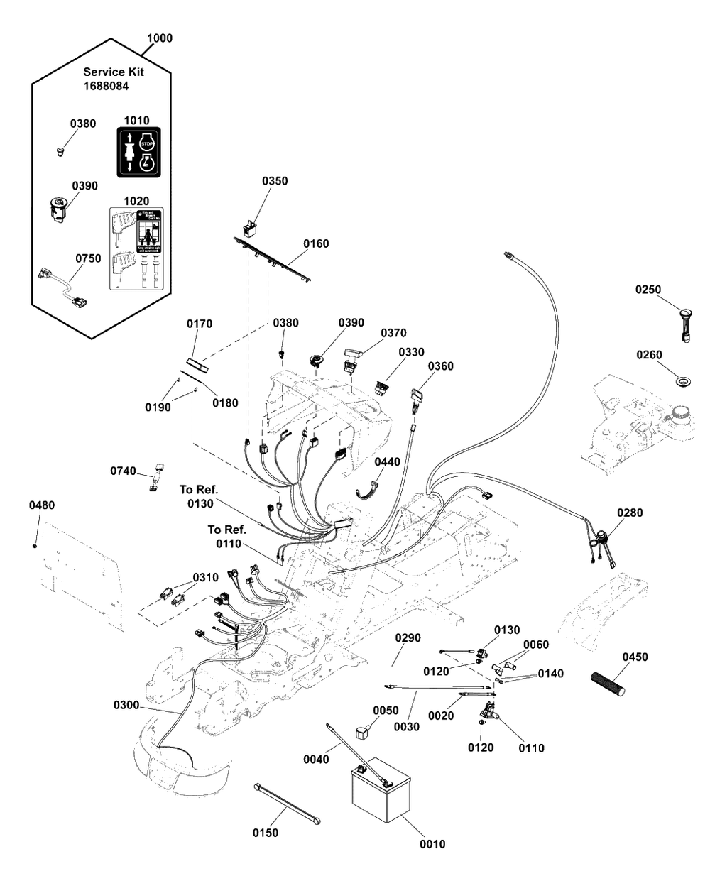 Electrical Group Diagram and Parts List for 2691337-02  Simplicity Lawn Tractor