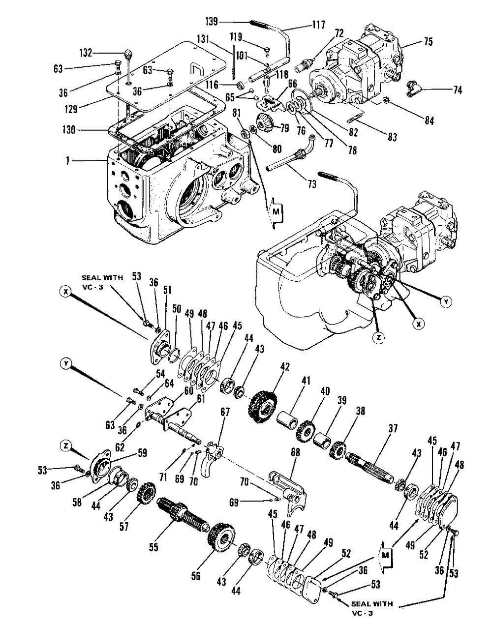 Transmission Group - Diagram 2 Diagram and Parts List for 9020 1690283 Simplicity Lawn Tractor