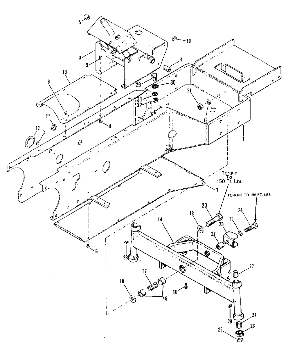 Frame And Front Axle Group (3506i03) Diagram and Parts List for 9020 1690072 Simplicity Lawn Tractor