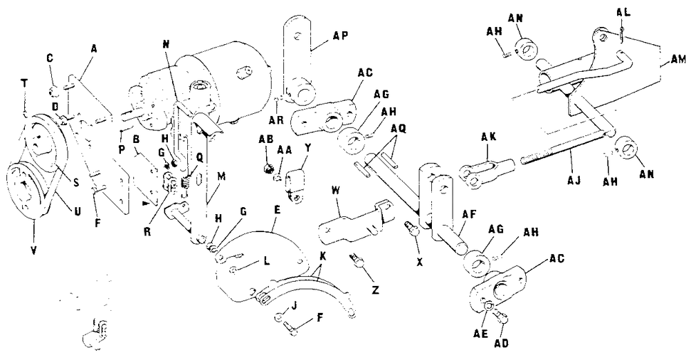 Lift Group - Hydraulic - Diagram 2 Diagram and Parts List for 2012 990400 Simplicity Lawn Tractor