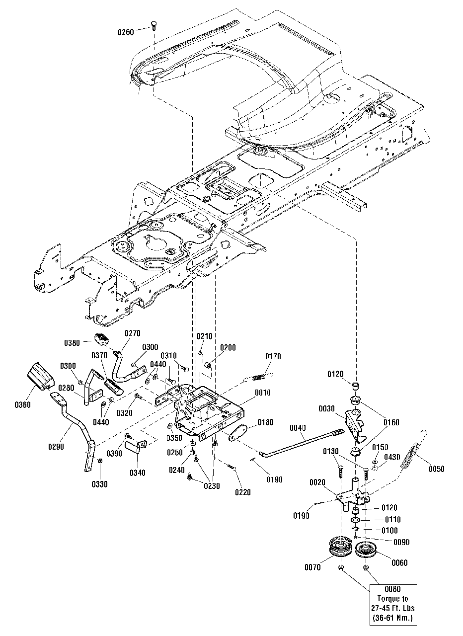 Controls Group Diagram and Parts List for 2691419-01  Simplicity Lawn Tractor