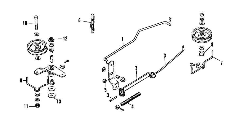 Mower Upfit Kit Diagram and Parts List for 1685206  Simplicity Lawn Tractor Accessories