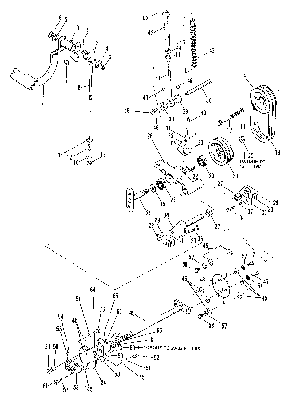 Main Drive Group (3506i08) Diagram and Parts List for 9020 1690145 Simplicity Lawn Tractor