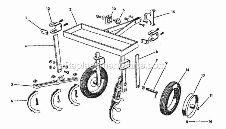 Page A Diagram and Parts List for MODEL  Simplicity Lawn Mower