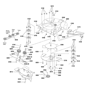 Turbo Housing Group Diagram and Parts List for 1696429-01  Simplicity Lawn Tractor Accessories