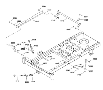 Lift Group (2992568) Diagram and Parts List for SZT105 2691691-01 Simplicity Lawn Tractor