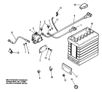 Electrical Group Diagram and Parts List for 7014S 1690338 Simplicity Lawn Tractor