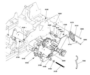 Rear Suspension Group Diagram and Parts List for 5901743  Simplicity Lawn Tractor