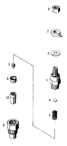 Fuel Injection System - Fuel Injector Group (3486i19) Diagram and Parts List for 9528 2097173 Simplicity Lawn Tractor