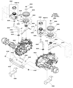 Transmission Group - Suspension Diagram and Parts List for 2691952-01  Simplicity Lawn Tractor