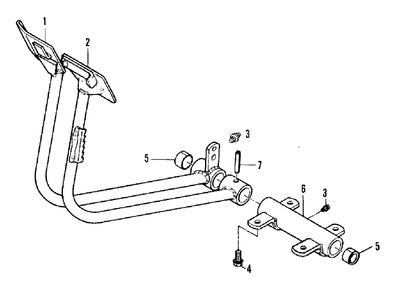 Controls Group (3486i61) Diagram and Parts List for 9528 2097173 Simplicity Lawn Tractor