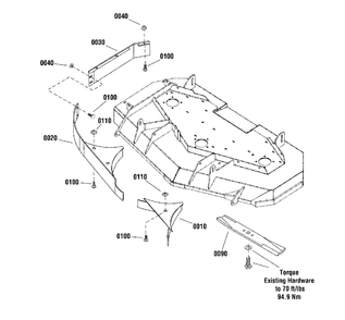 Part Location Diagram of 5409058AYP Briggs and Stratton Plate, block off