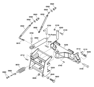 Hitch Group (2986341) Diagram and Parts List for 1697136-00  Simplicity Lawn Tractor Accessories