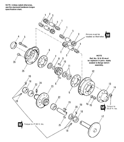 Rear Axle And Differential Group Diagram and Parts List for 918H 1693413 Simplicity Lawn Tractor