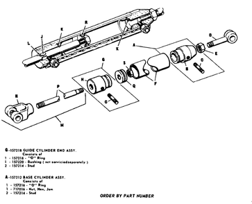 Lift Group - Hydraulic - Diagram 2 Diagram and Parts List for 3012 990434 Simplicity Lawn Tractor