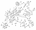 Clutch  Brake Group (3858I11) Diagram and Parts List for 1600112  Simplicity Lawn Tractor