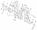 Draw Bar Assembly Group (3858I15) Diagram and Parts List for 1600112  Simplicity Lawn Tractor